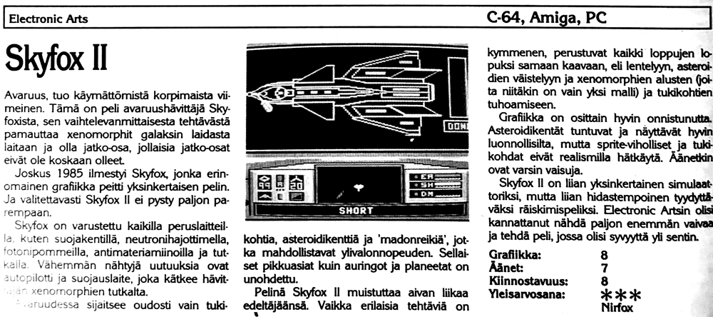 Skyfox II